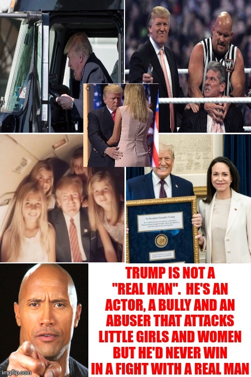 Here Kitty Kitty | TRUMP IS NOT A "REAL MAN".  HE'S AN ACTOR, A BULLY AND AN ABUSER THAT ATTACKS LITTLE GIRLS AND WOMEN BUT HE'D NEVER WIN IN A FIGHT WITH A REAL MAN | image tagged in memes,weakness,coward,trump unfit unqualified dangerous,kitty,maga | made w/ Imgflip meme maker