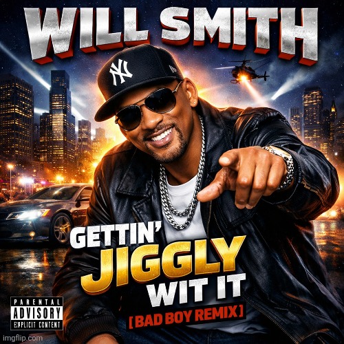 Jiggly Willie | image tagged in will smith,bad boy,music,funny memes,p diddy,hiphop | made w/ Imgflip meme maker