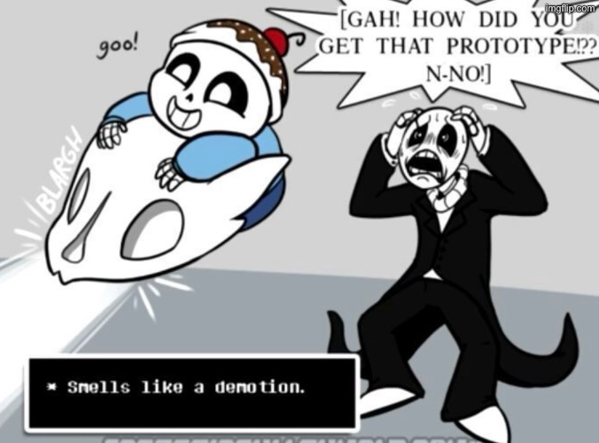 Smells like a demotion? Hah, fair enough | made w/ Imgflip meme maker