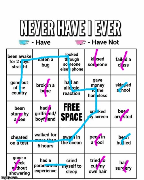 Never have I ever | image tagged in never have i ever | made w/ Imgflip meme maker