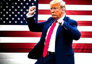 Trump dancing Blank Meme Template