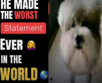 he made the worst statement ever in the world Blank Meme Template