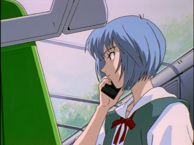 Rei Ayanami On Phone Blank Meme Template