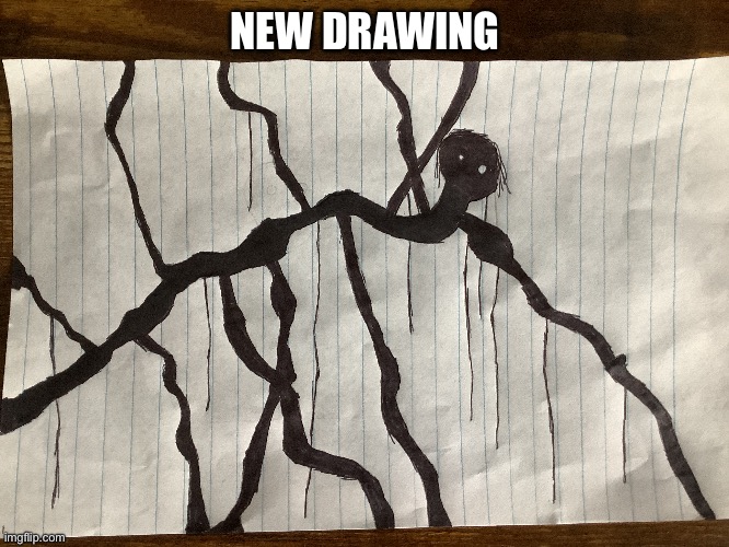 Fully unique thing I made | NEW DRAWING | image tagged in art,drawing,creepy | made w/ Imgflip meme maker