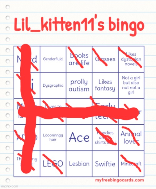 Lil_kitten11's Bingo | image tagged in lil_kitten11's bingo | made w/ Imgflip meme maker
