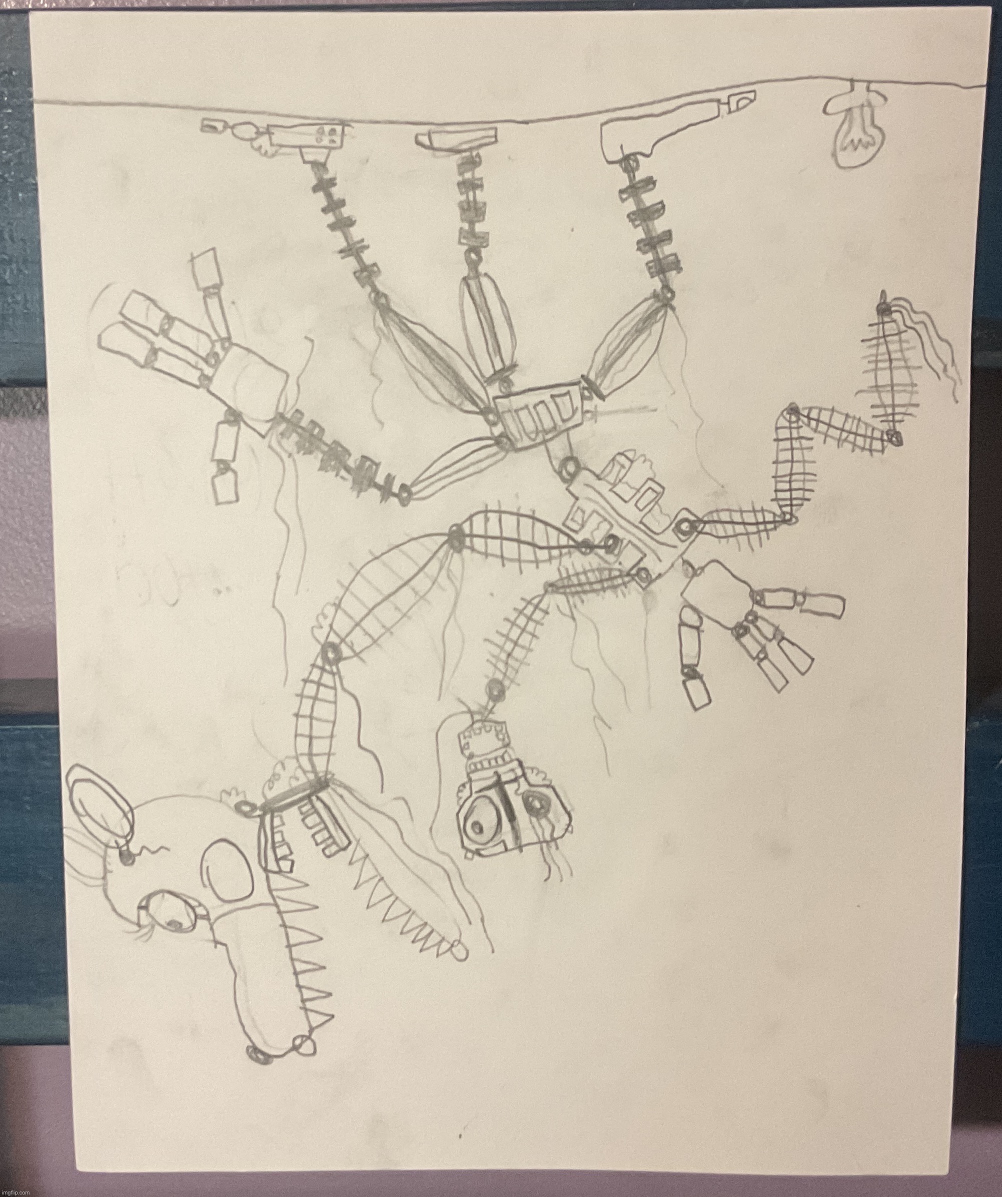 mangle drawing i drew | made w/ Imgflip meme maker