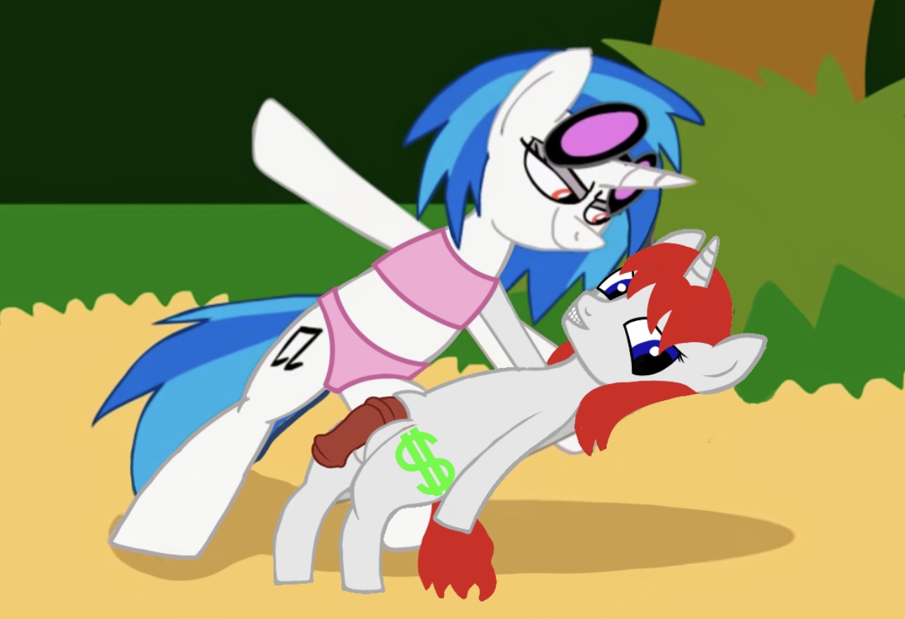 Colt L Money X Vinyl Scratch A Tropical Octav3 Animation (NSFW) Blank Meme Template