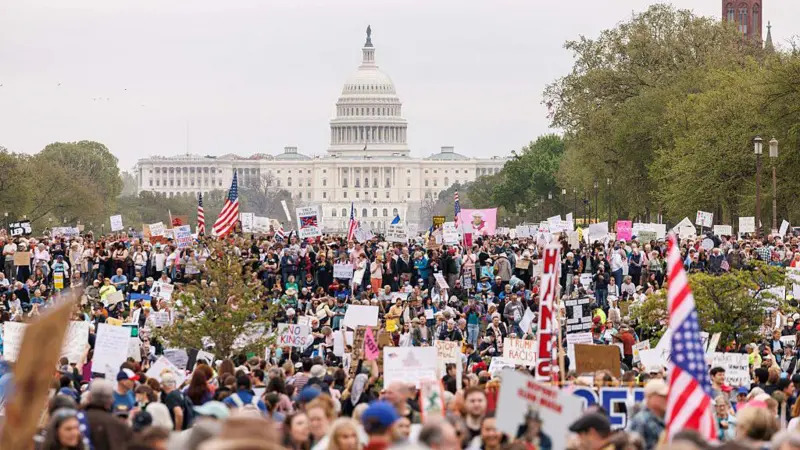 big washington protest Blank Meme Template