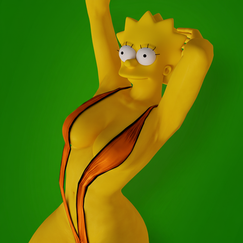 Lisa Simpson Blank Meme Template