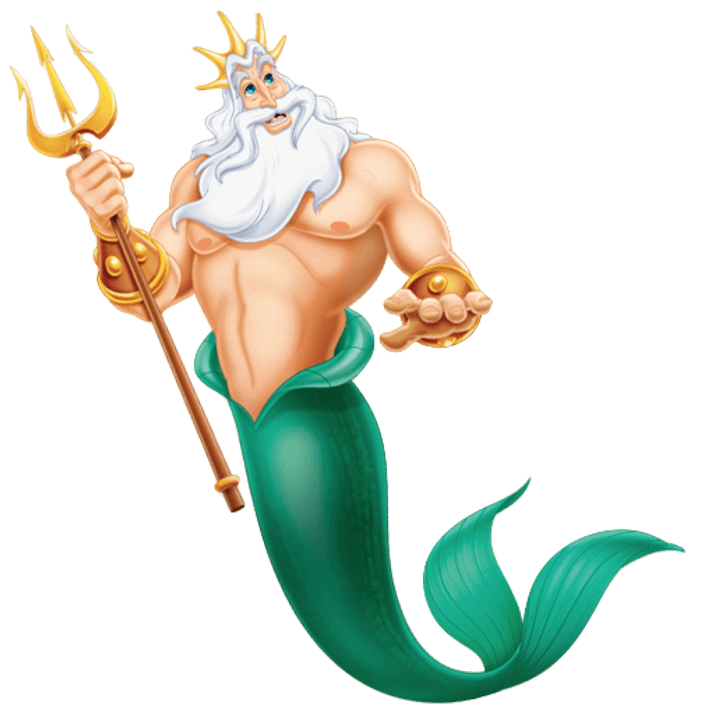 King Triton (Father) Blank Meme Template
