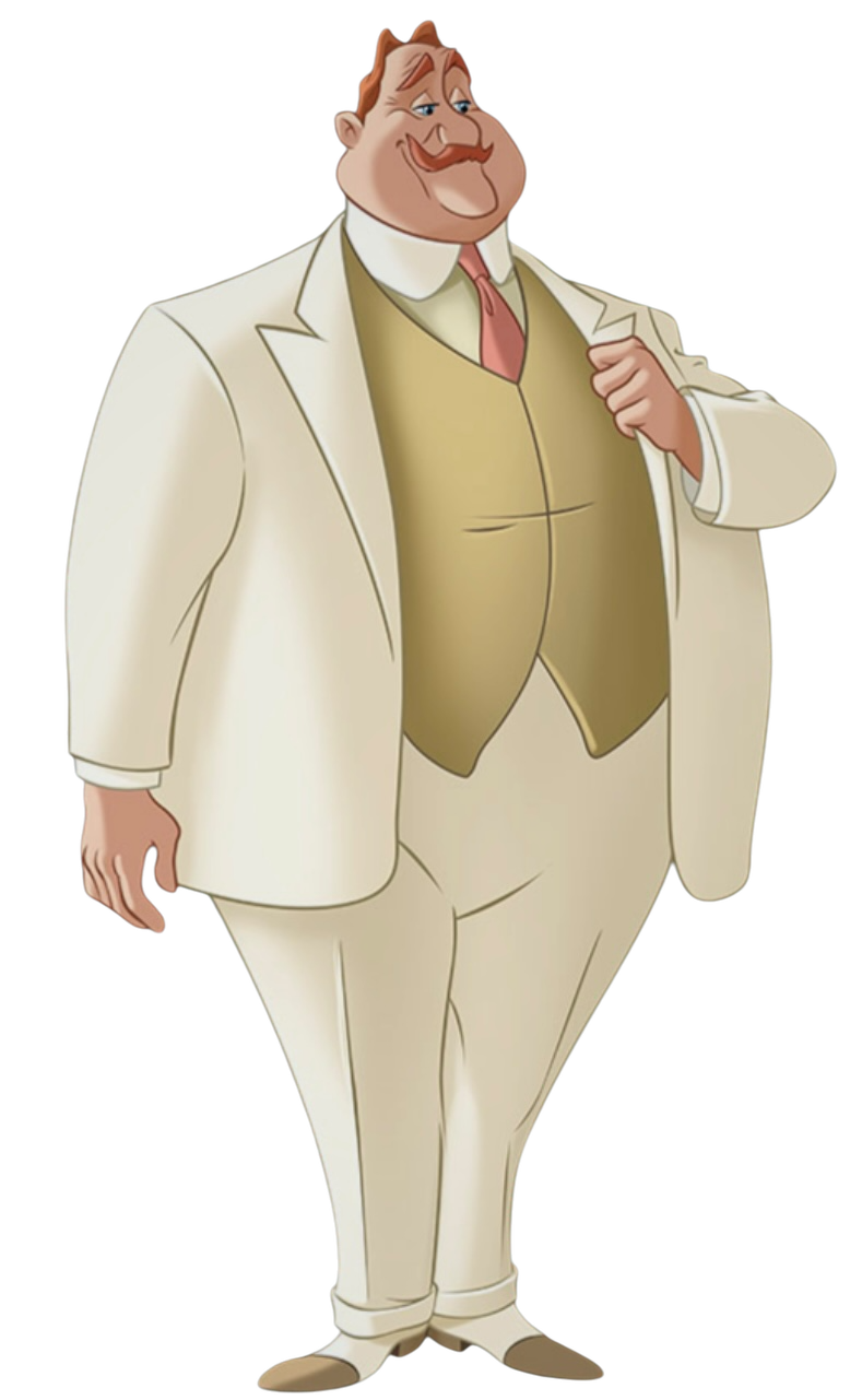 PNG Big Daddy Labouff - Tiana y el sapo Disney Blank Meme Template