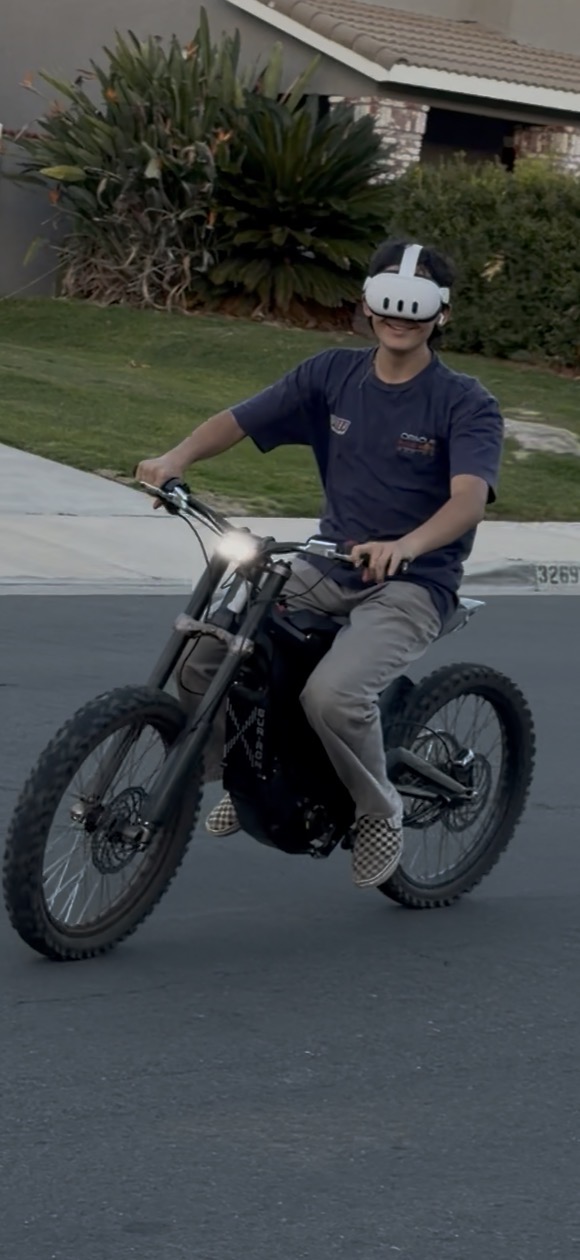 VR Biking Blank Meme Template