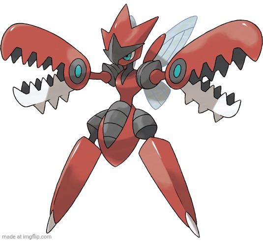 my favorite mega pokemon | image tagged in mega scizor | made w/ Imgflip meme maker