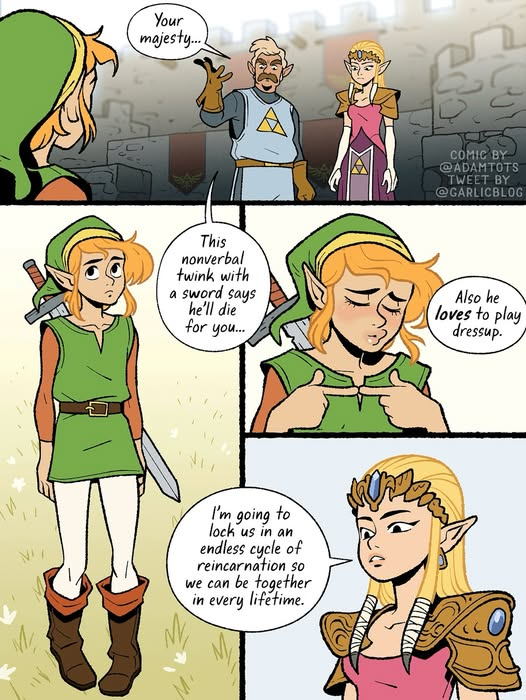 Link Twink Blank Meme Template