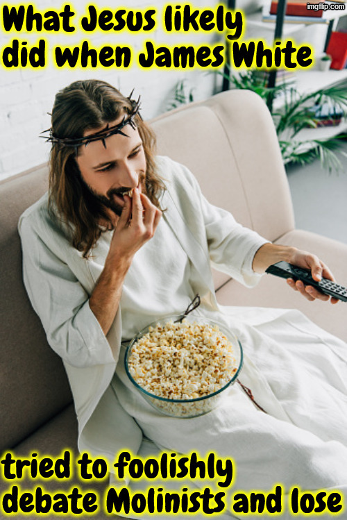 Calvinists shouldn't debate Molinists ever. It makes determinism look like cheap trash | image tagged in calvinism,calvinist memes,anti calvinism,reformed theology,molinism,debates | made w/ Imgflip meme maker