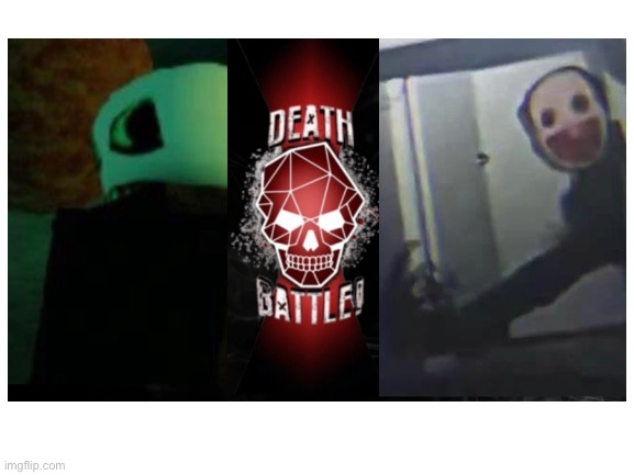 Pursuer vs Elder Mimic (Die of Death vs Vita Carnis) | image tagged in blank white template | made w/ Imgflip meme maker