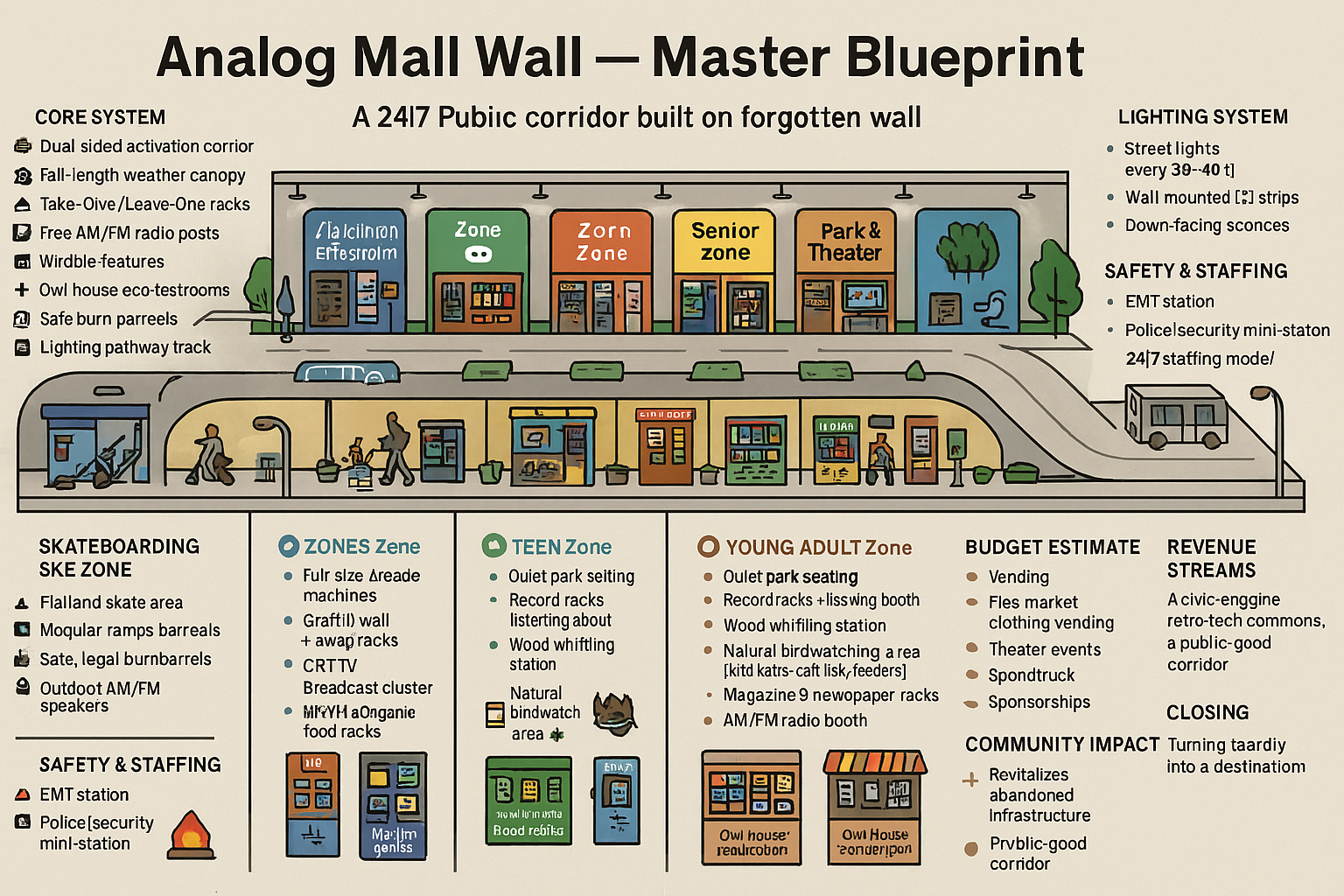 Analog Mall Wall Blank Meme Template