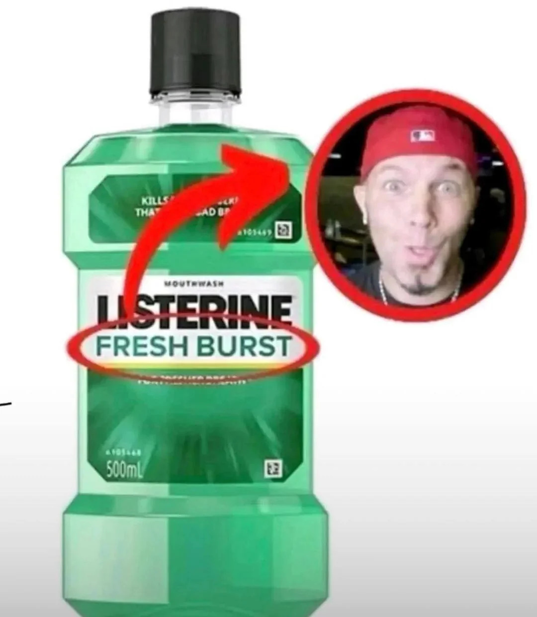 fresh burst | image tagged in fred durst,limp bizkit,name soundalikes | made w/ Imgflip meme maker