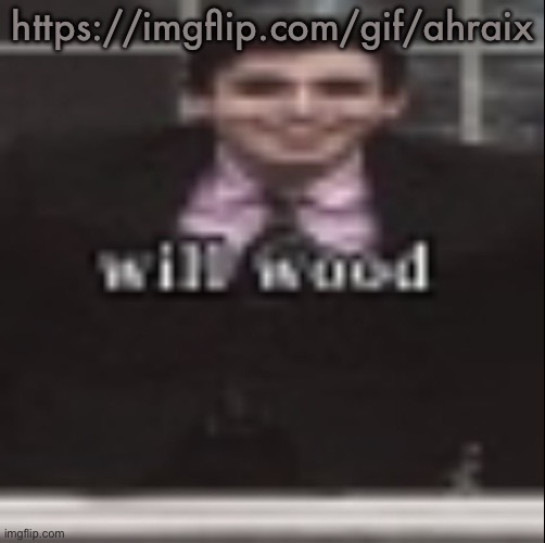 will wood | https://imgflip.com/gif/ahraix | image tagged in will wood | made w/ Imgflip meme maker