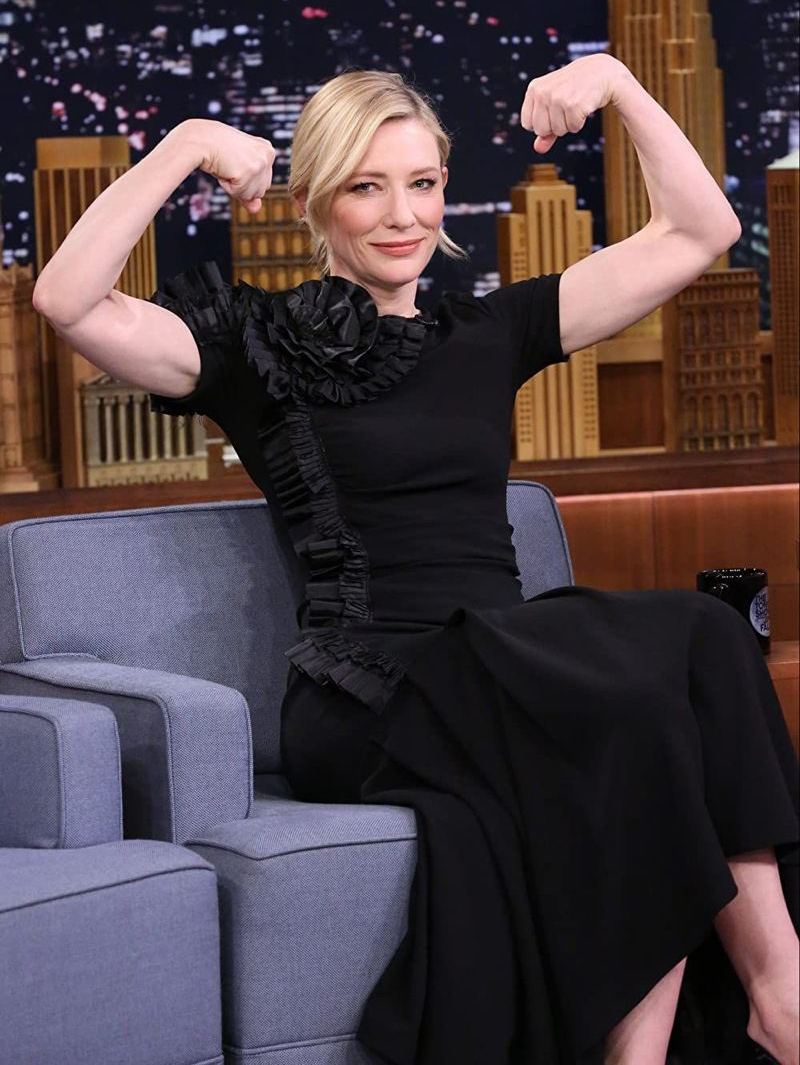 Cate Blanchett on The Tonight Show Starring Jimmy Fallon Blank Meme Template