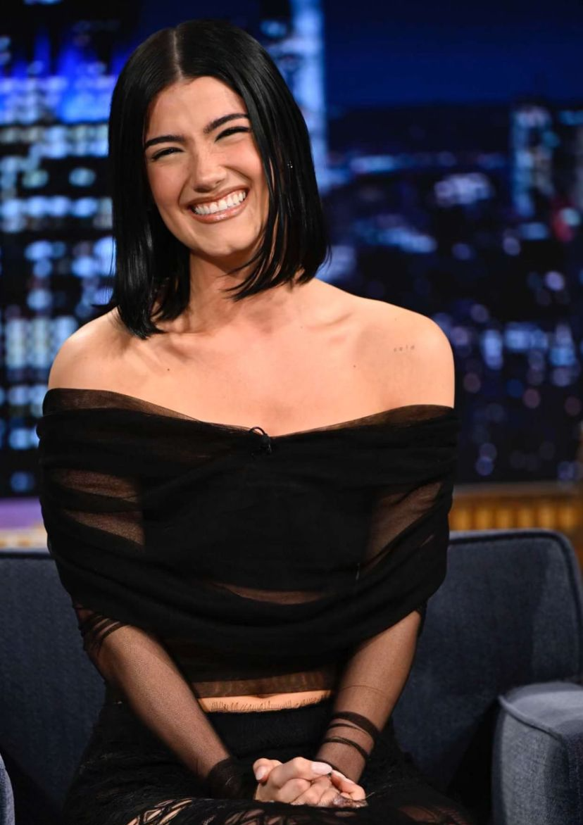 Charli D'Amelio on The Tonight Show Starring Jimmy Fallon Blank Meme Template