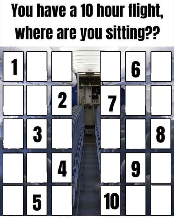10 HOUR FLIGHT Blank Meme Template