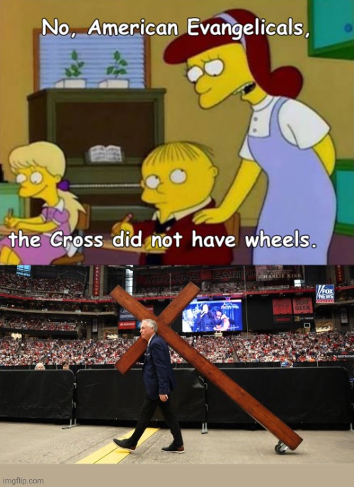 "Hey, records from that era are spotty at best." | image tagged in dank,christian,memes,r/dankchristianmemes,cross,wheels | made w/ Imgflip meme maker