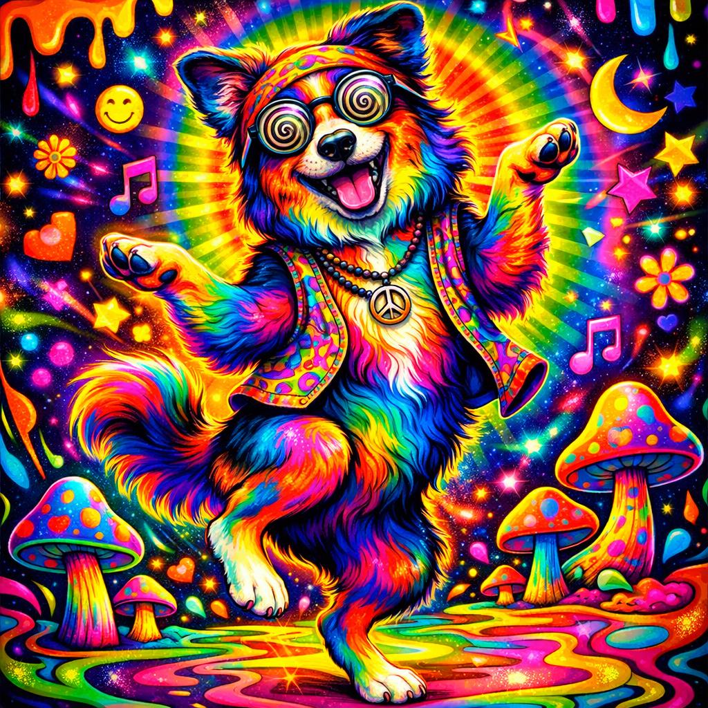 chien qui dance Blank Meme Template