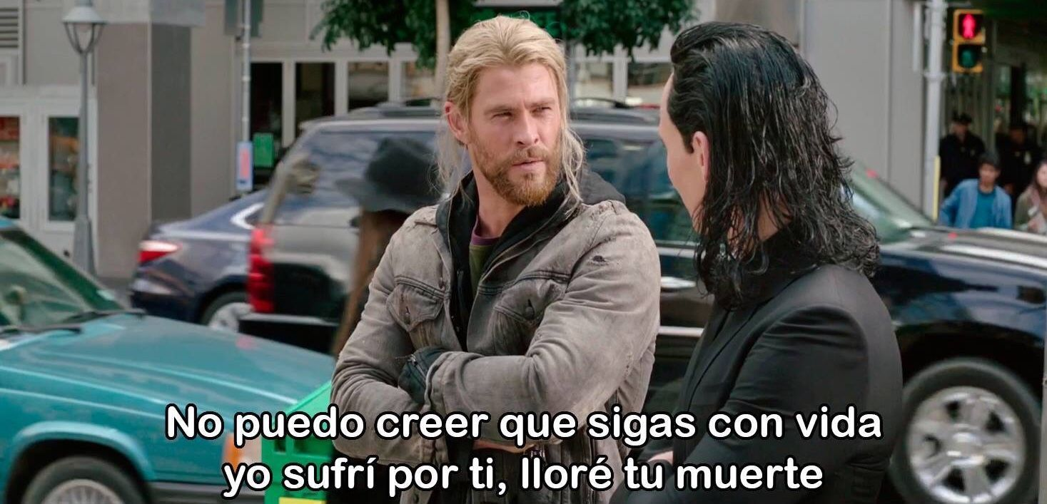 Thor Loki con vida Blank Meme Template