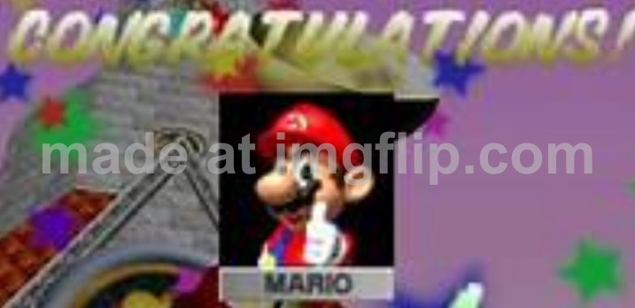 Mario congratulations | image tagged in mario congratulations | made w/ Imgflip meme maker