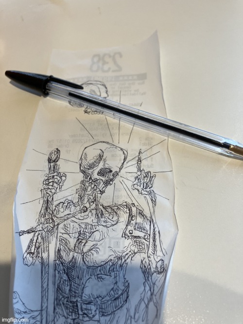 Undead Templar I drew | image tagged in undead templar,crusader,crusades,time for a fucking crusade,knight | made w/ Imgflip meme maker