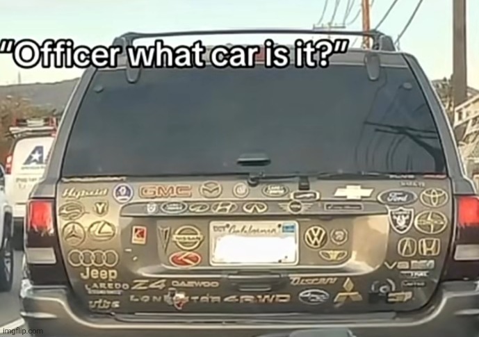 upbadge | image tagged in car,suv,firefox cache | made w/ Imgflip meme maker