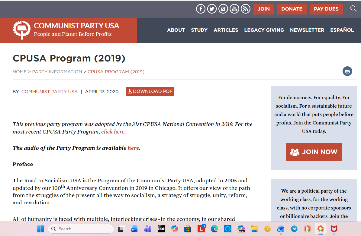 Communist Party USA Blank Meme Template
