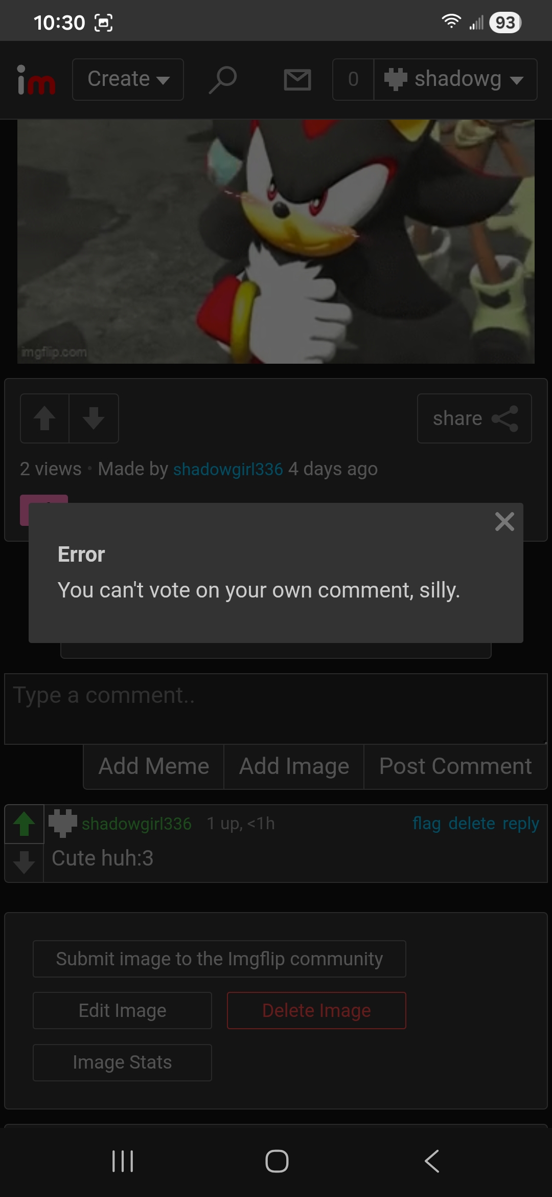 I can now! Blank Meme Template