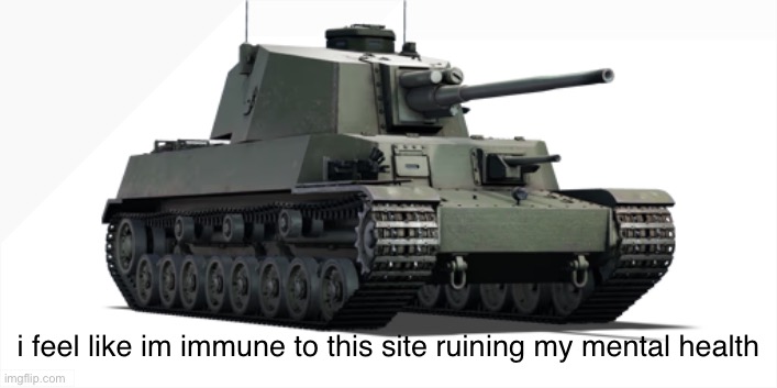 type 5 chi ri | i feel like im immune to this site ruining my mental health | image tagged in type 5 chi ri | made w/ Imgflip meme maker