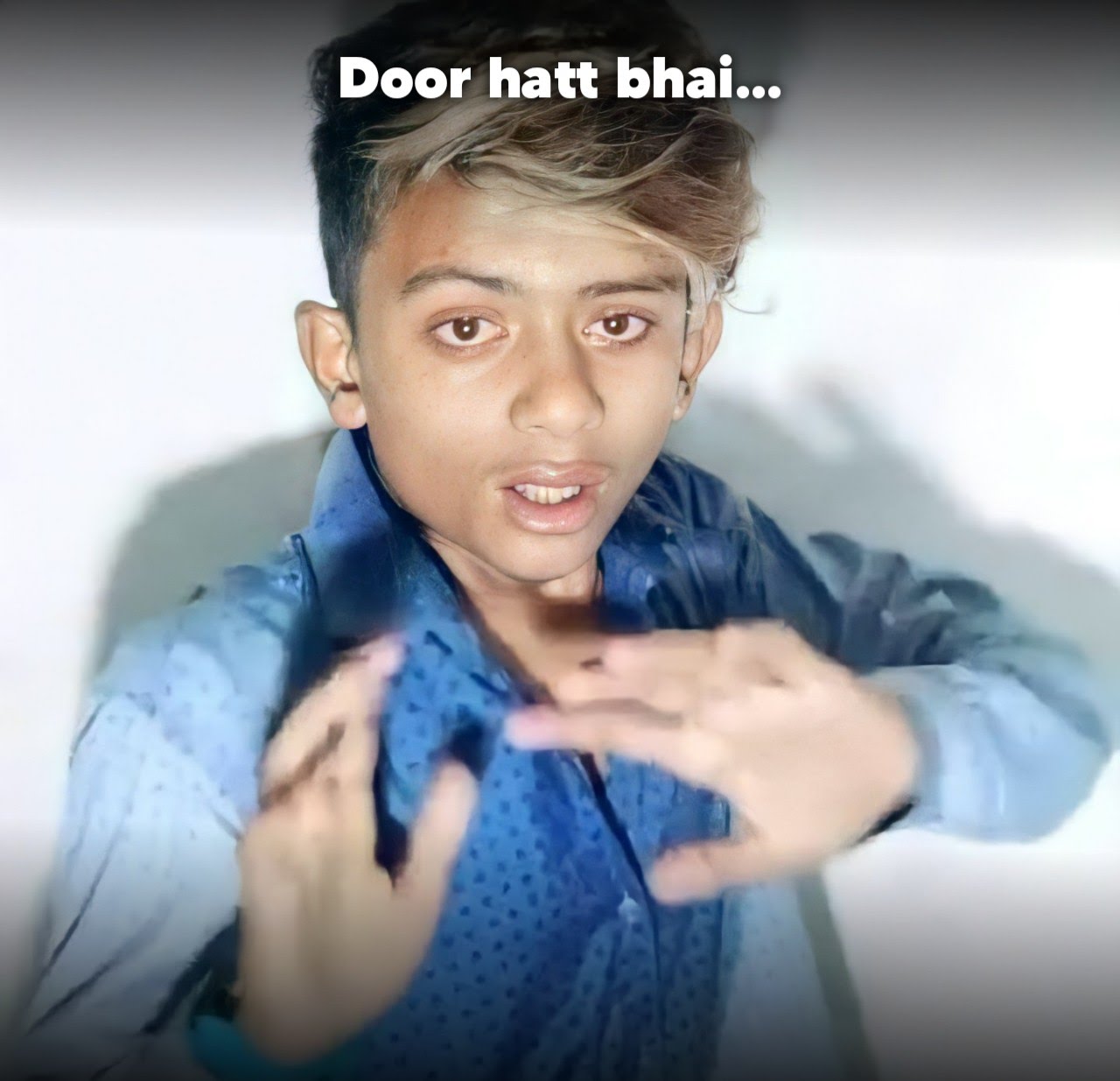 Door Hatt Bhai Blank Meme Template