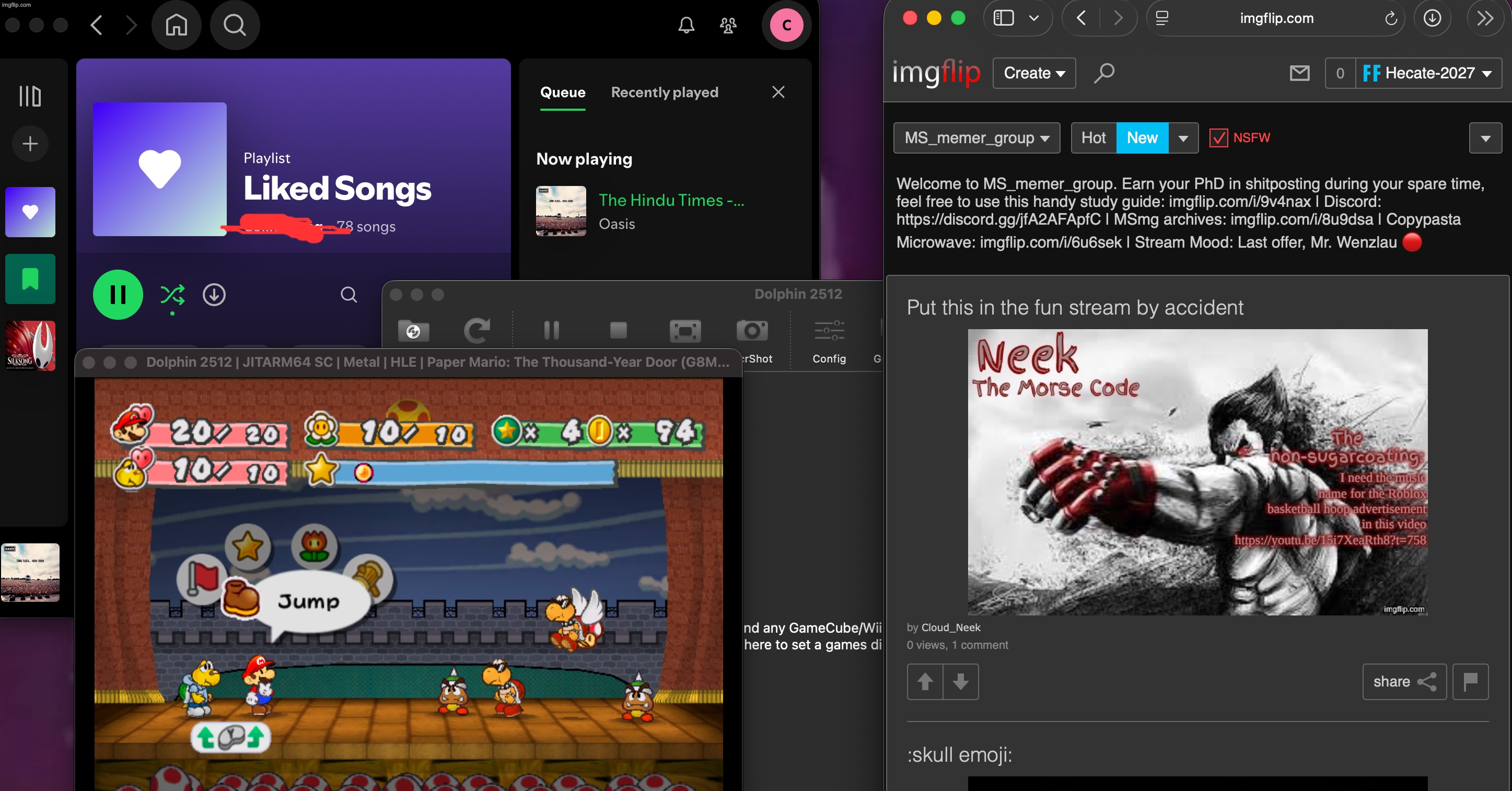 having multiple tabs stacked together is fucking cool as fuck | made w/ Imgflip meme maker