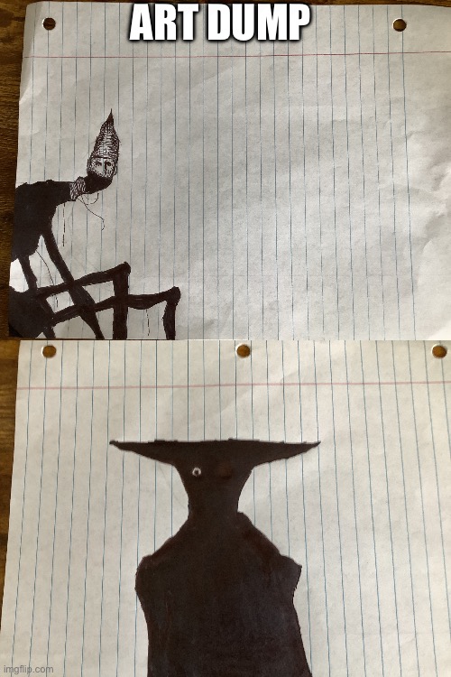 Inspired by theboilednon on YouTube | ART DUMP | image tagged in analog horror,scared,drawing,art | made w/ Imgflip meme maker