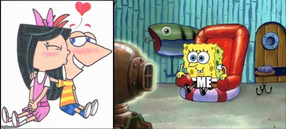 ME | image tagged in spongebob hype tv | made w/ Imgflip meme maker