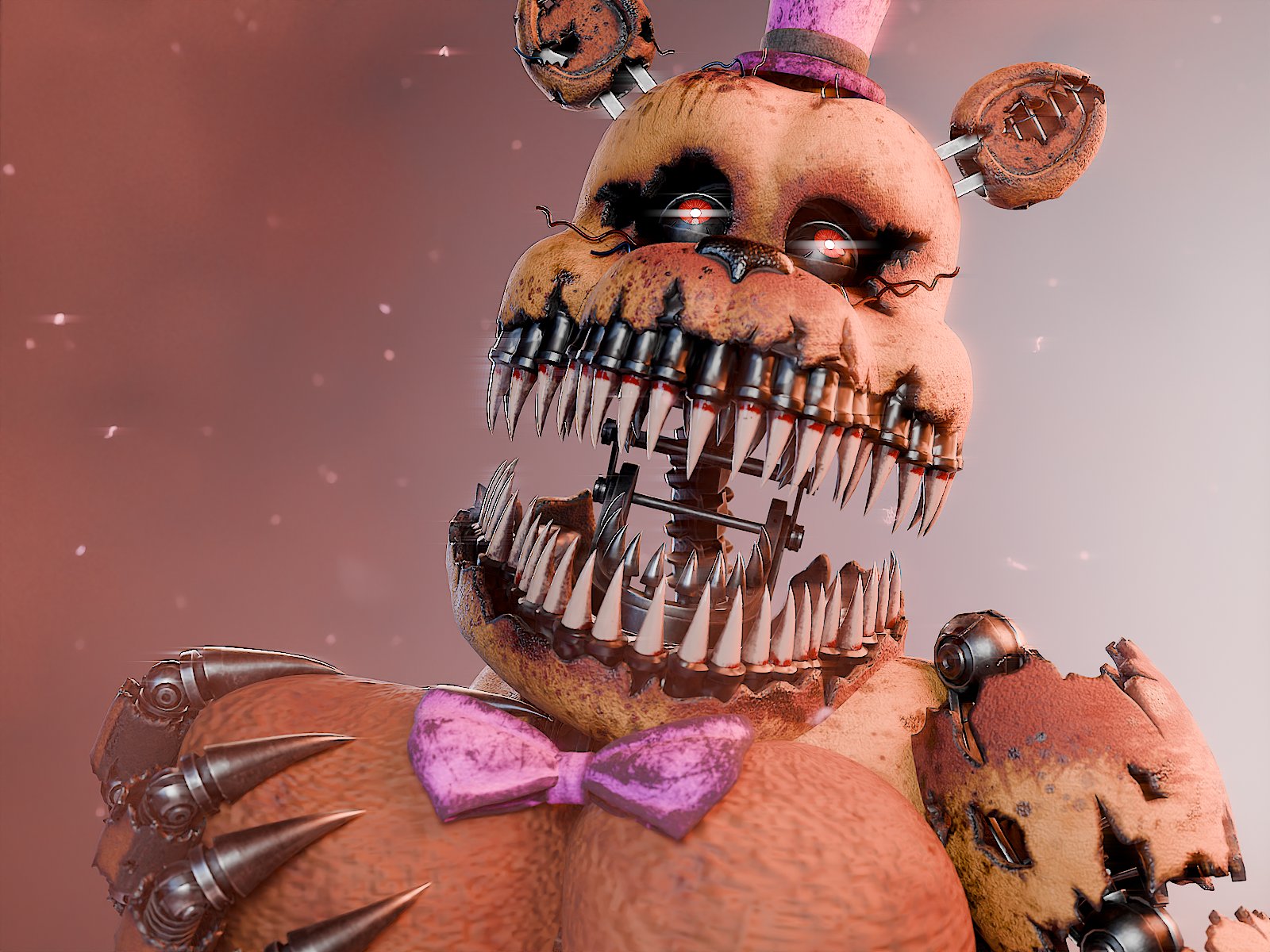 nightmare fredbear Blank Meme Template