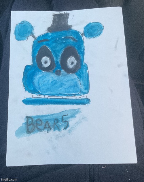 made my first watercolor drawing, think i did pretty good for a first try | made w/ Imgflip meme maker