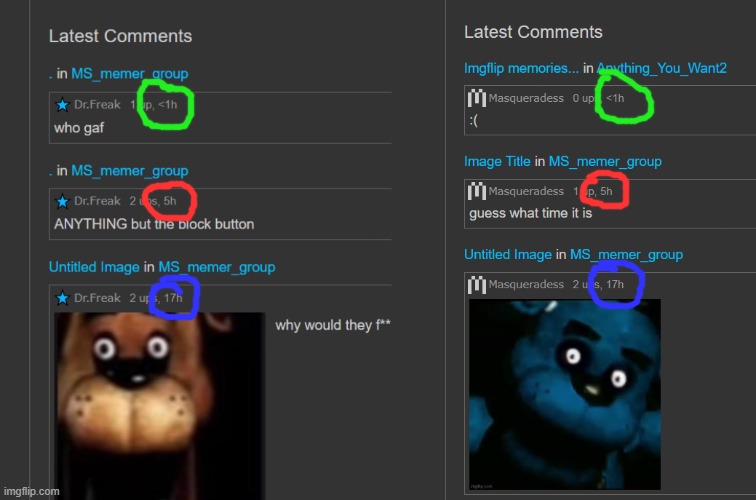 Weird how they both get on at the exact same time Especially when im under a post (Now deleted) where they call out their alt | made w/ Imgflip meme maker