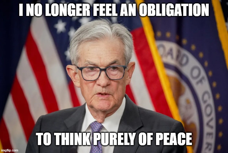 I no longer feel an obligation 2 | I NO LONGER FEEL AN OBLIGATION; TO THINK PURELY OF PEACE | image tagged in bugs bunny | made w/ Imgflip meme maker