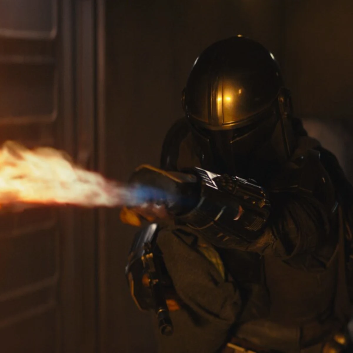 Mandalorian Flamethrower Blank Meme Template