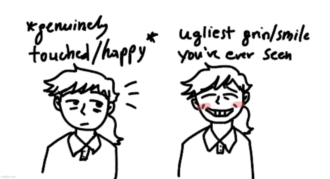Genuinely feel so bad to anyone that has had the displeasure of seeing me smile | image tagged in dea,drawing | made w/ Imgflip meme maker