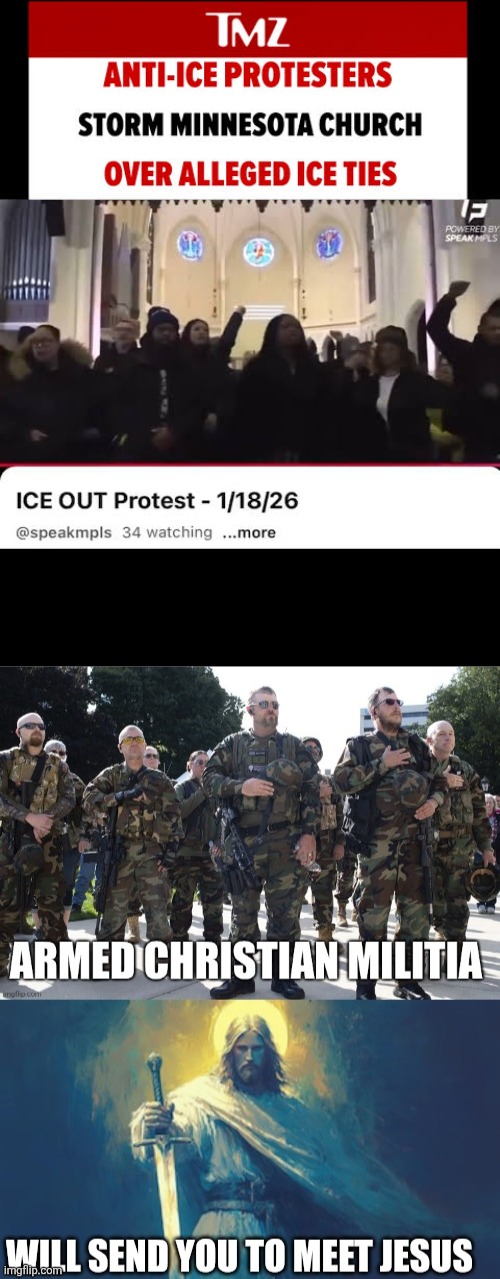 Protesters invade church meme | image tagged in jesus | made w/ Imgflip meme maker