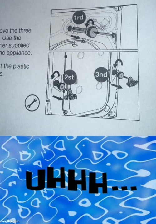 1rd, 2st, 3nd | image tagged in uhhh time card,memes,you had one job,instructions,1st,instruction | made w/ Imgflip meme maker