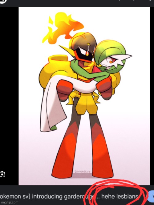 um, wut. am I the only one who lowkey always thinks of armarouge and ceru as only male? | made w/ Imgflip meme maker