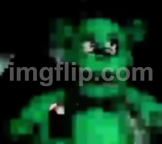 Fnaf evolution | image tagged in green freddy | made w/ Imgflip meme maker