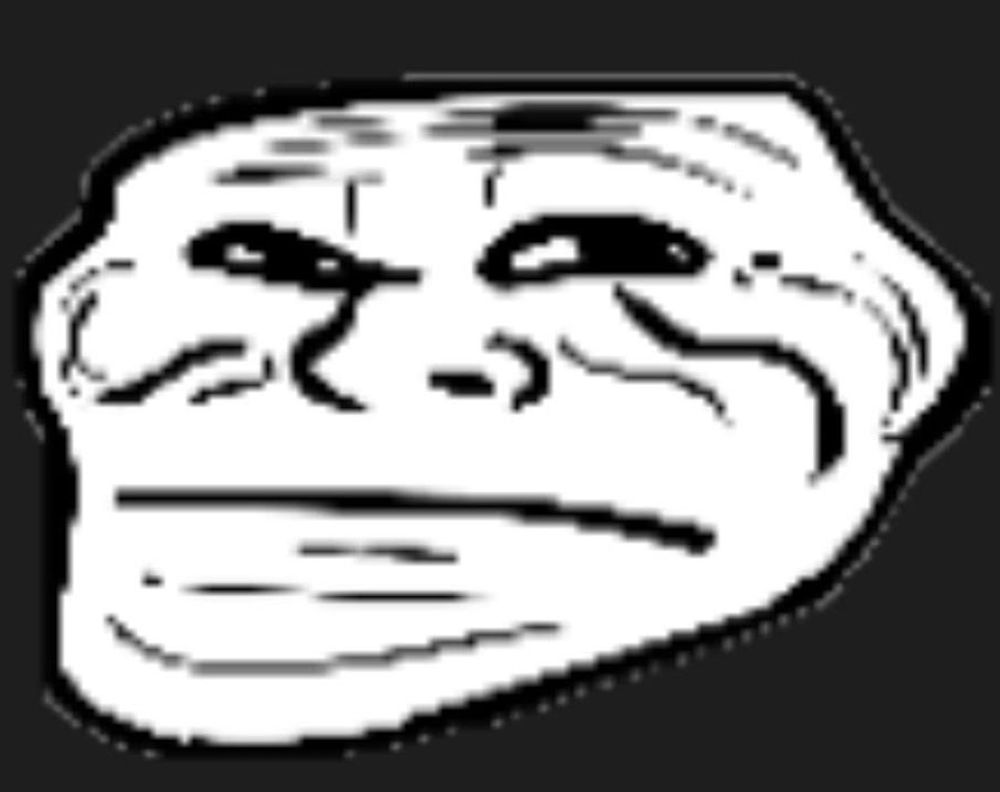 disappointed trollface Blank Meme Template